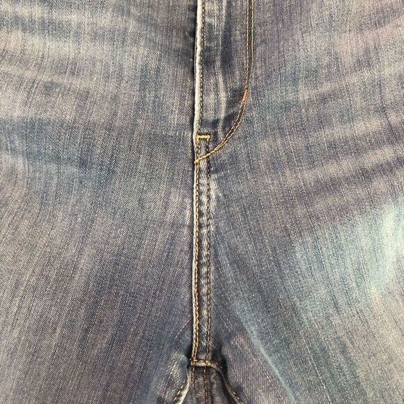 levi strauss mid rise slim w38 l30 medium wash straight leg plus size - Picture 10 of 10